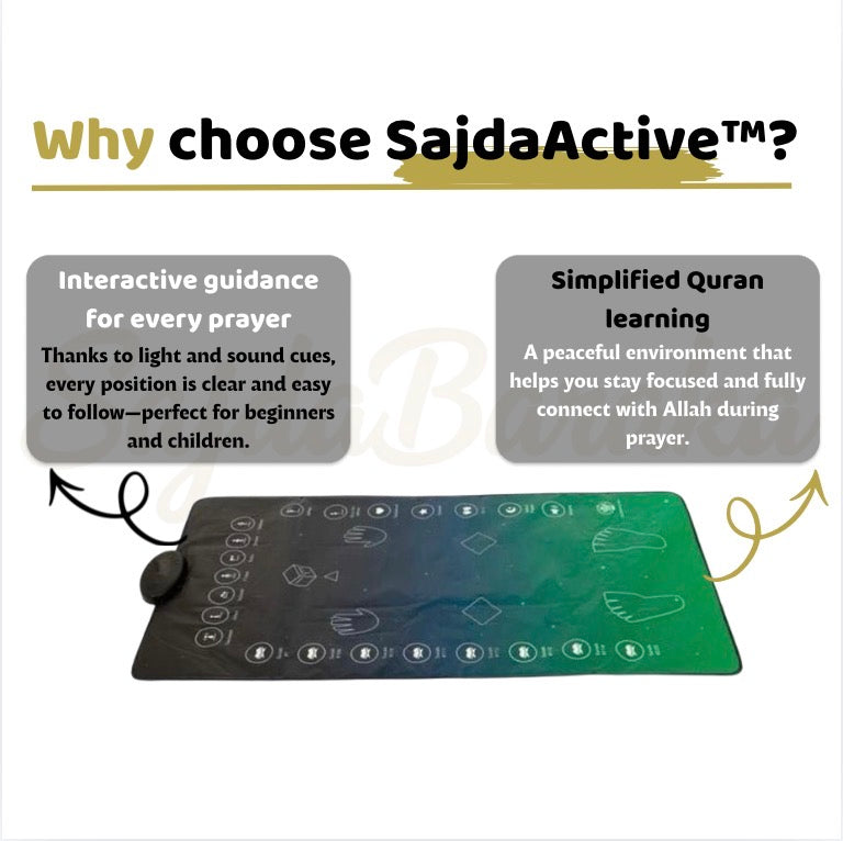 SajdaActive™ - The smart prayer rug that guides you step-by-step
