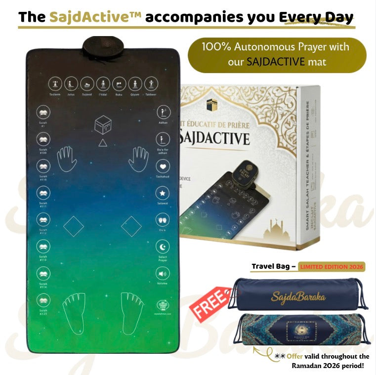SajdaActive™ - The smart prayer rug that guides you step-by-step